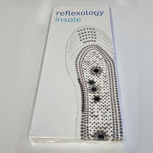 1 Pair Adult One Size Trim to Fit REFLEXOLOGY INSOLE Massage Shoe Inserts
